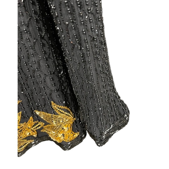 BEAUTIFUL VINTAGE “BALMAIN” STYLE HAND BEADED CARDIGAN - Picture 3 of 9